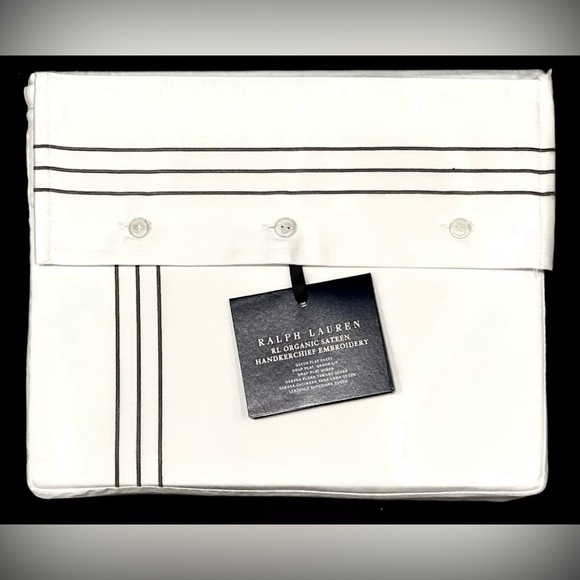 $215 NEW RALPH LAUREN HOME QUEEN FLAT SHEET 624TC SATEEN...